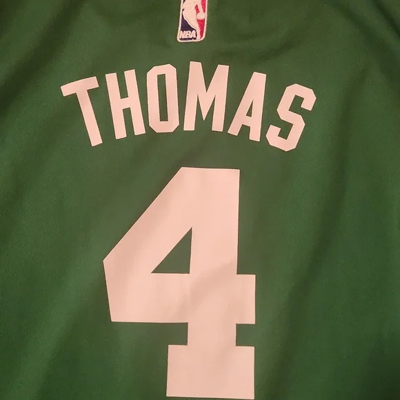 Adidas Green Boston Jersey Number 4 Thomas Size XL - Picture 6 of 6